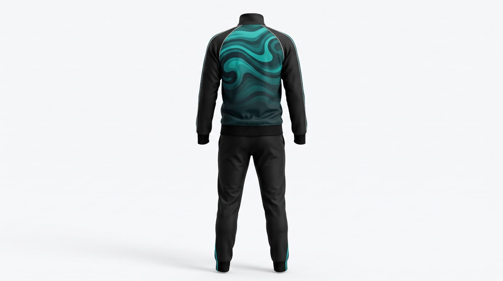 Tracksuit product shown as a reference for an activewear range.